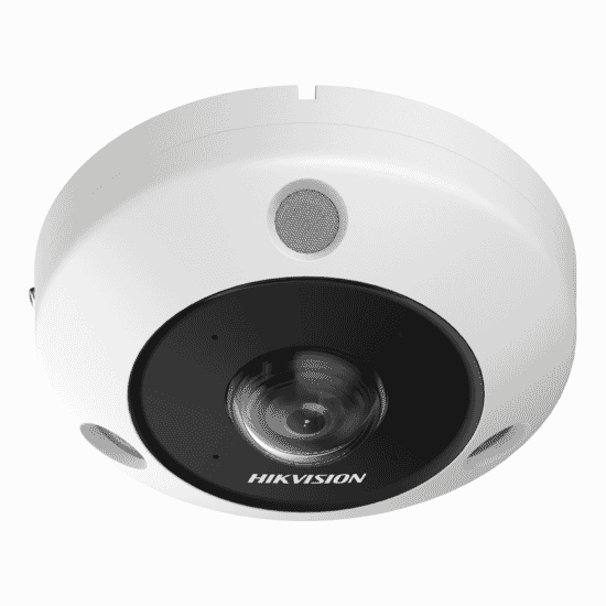 12mp Hikvision DS-2CD63C5G1-IVS(1.29mm) 12MP Fisheye IP Camera 360° IR CCTV ...
